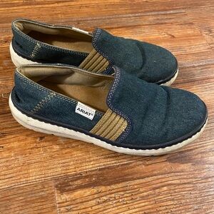 Ariat Ryders Women's Denim Blue Slip-On Flats